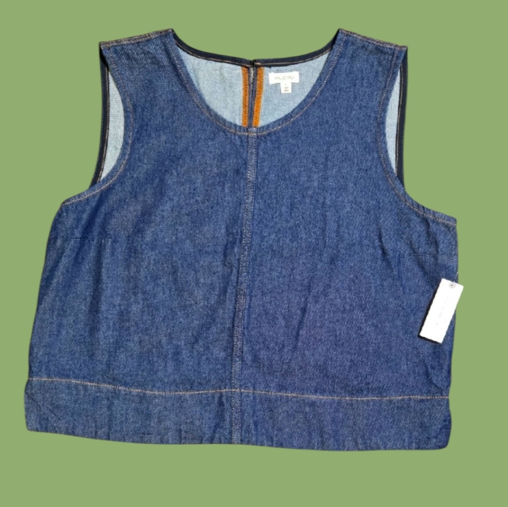 Anthropologie Denim Top - Picture 2 of 5